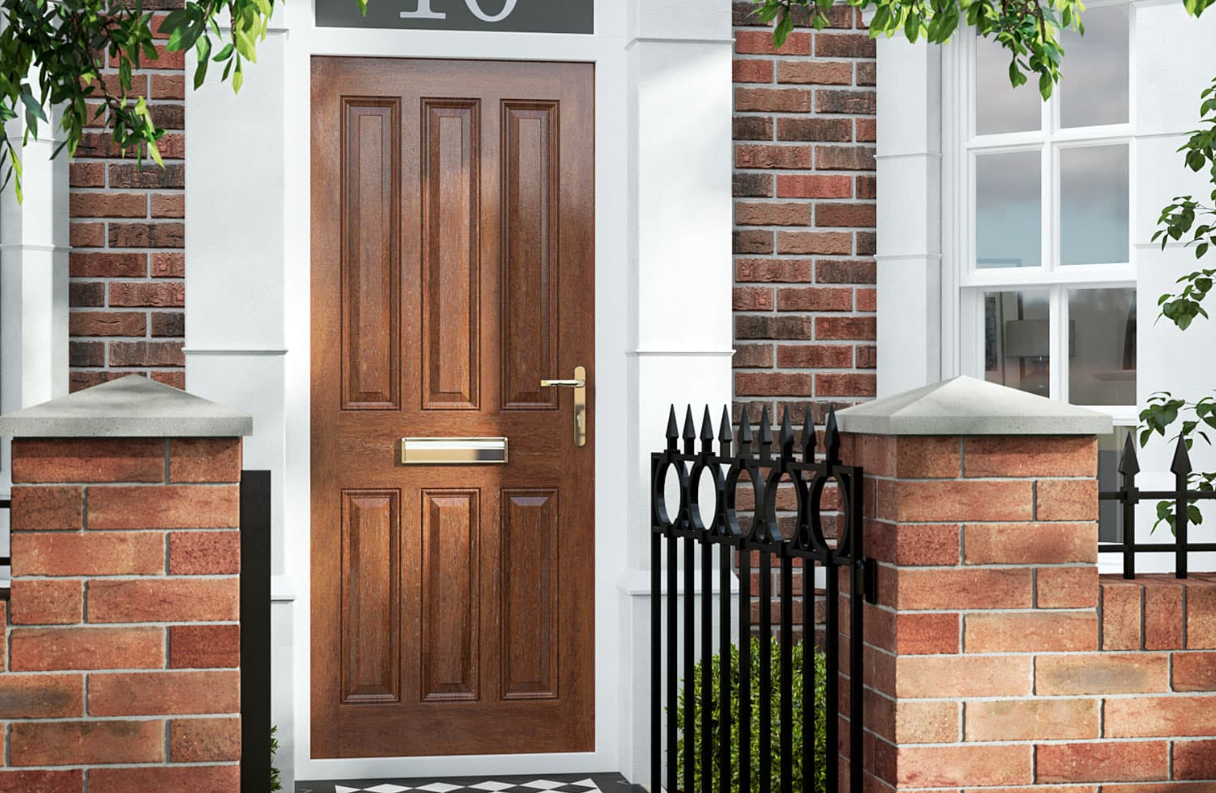 wooden front doors