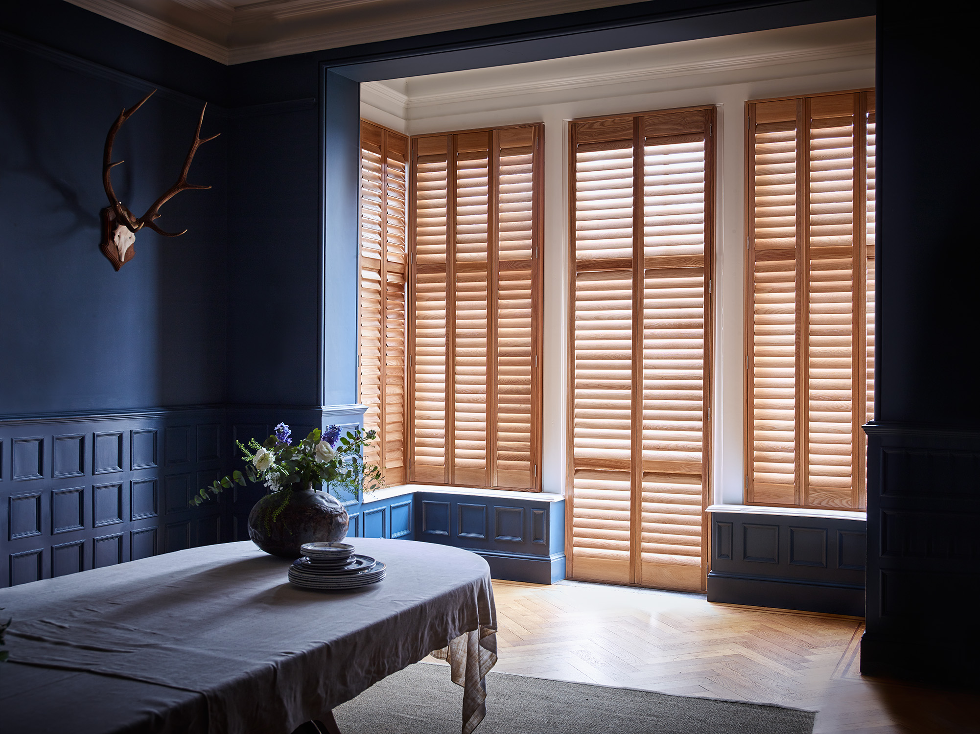 wooden plantation shutters