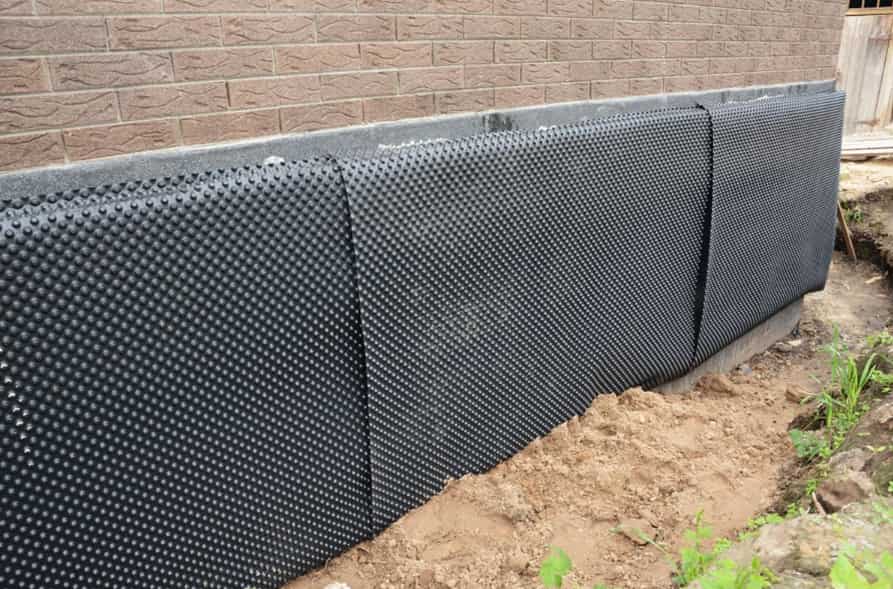 exterior waterproof membrane