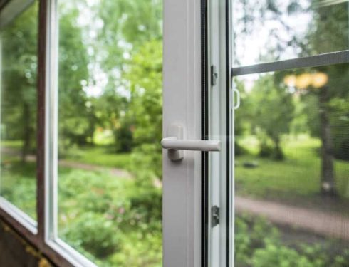 double-glazed glass window
