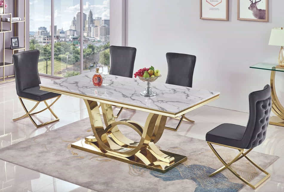 marble dining table in Gold Coast