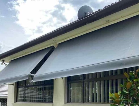 pivot arm awnings